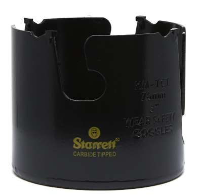 Multi Purpose Holesaw 76mm – Large Multi-Purpose Carbide Hole Saw for Wood, MDF & Sheet Materials